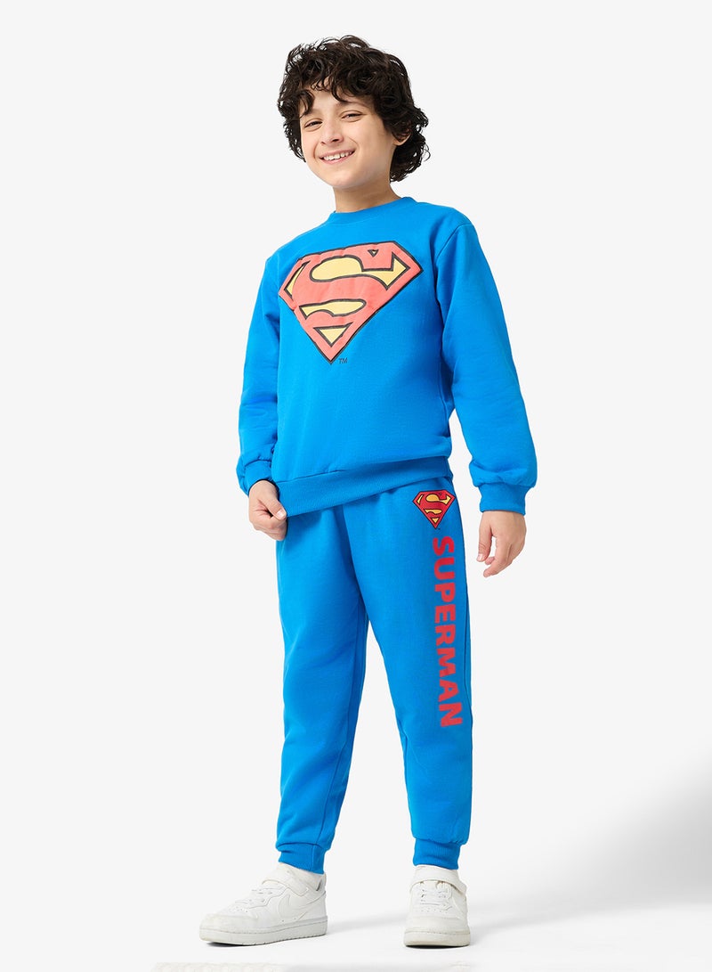 SUPERMAN Kids Superman Sweatshirt And Sweatpants - Image 5